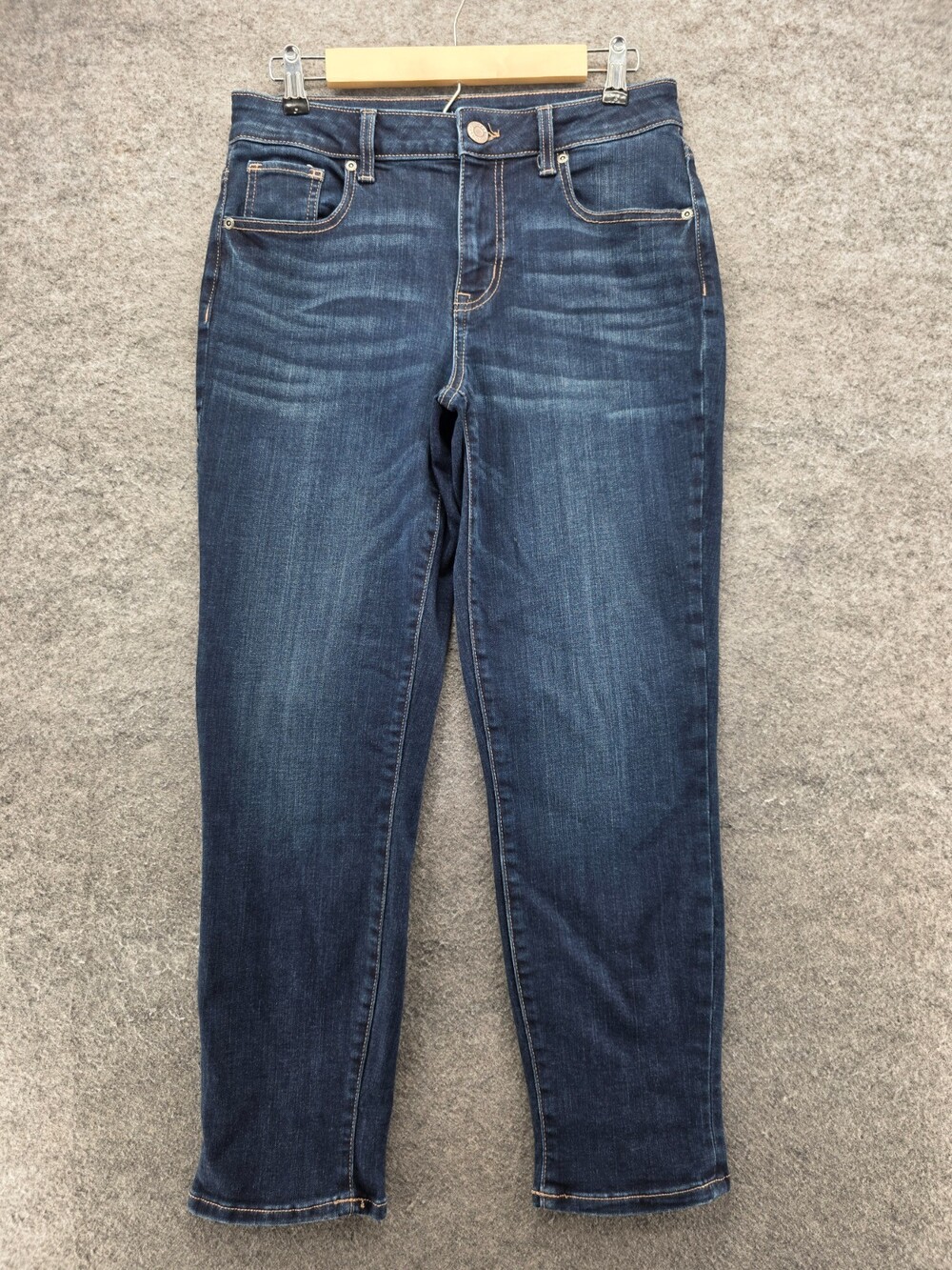 Maurices Jeans Womens 8 Ankle Length Blue Denim